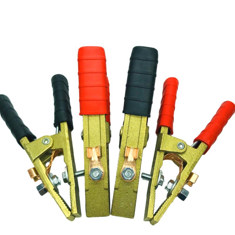 All copper battery clamp SY-300A solid core thickness passenger truck charging card cross Jianglong to fire pure copper forging