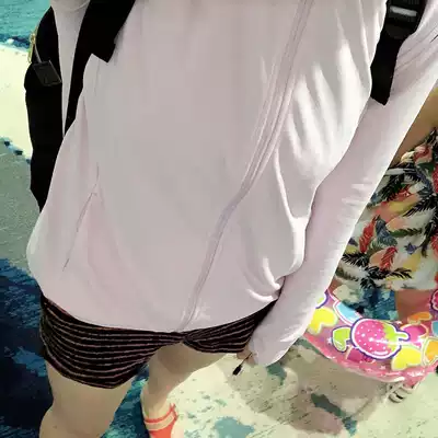 Japan Uniqlo anti-sun clothes thin AIRism breathable UV wind-proof portable ultra-light UV mesh women