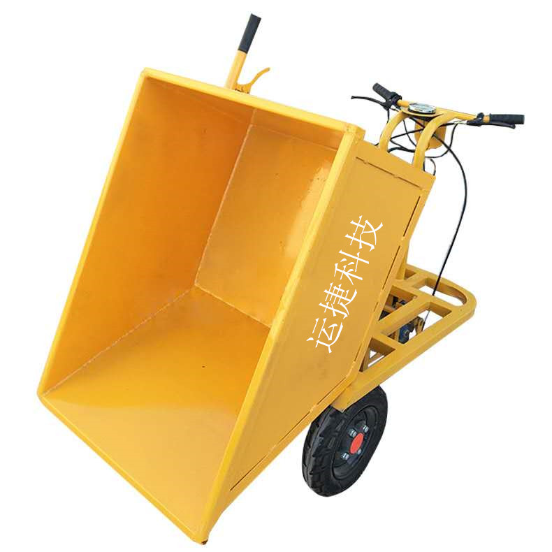 Construction site electric ash bucket truck pull brick truck tricycle engineering brick hand push ash bucket truck pull cargo pull brick dump truck