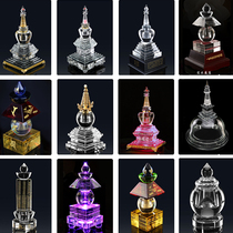 Crystal Sheerita Buddha Tower Zang Sherli Sub Bodhi Tower pendulum with five wheel towers dedicated to the Schleiver Bag Uu Custom