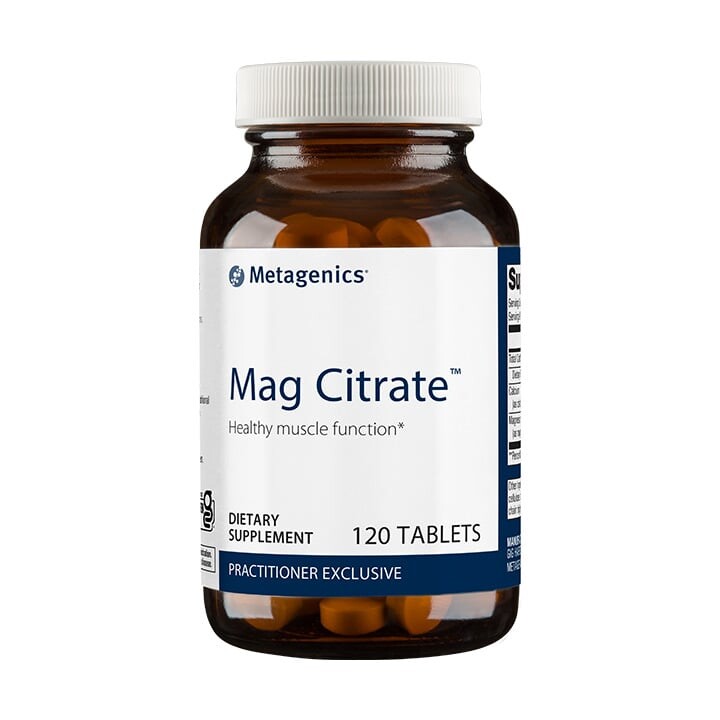 Metagenics麦特金尼斯柠檬酸钙柠檬酸镁Mag Citrate顺丰直发120粒