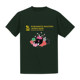 Badminton Uniform T-Shirt 2025 Kumamon Master Tournament Short-Sleeved Competition Jersey, 100% Polyester Fiber
