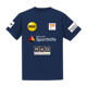 Table Tennis Clothing German Table Tennis Player Poul's Black T-Shirt Düsseldorf, 100% Polyester Fiber