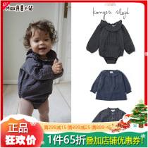 1 piece 65 discount Denmark Konges Slojd baby organic cotton long sleeve blouses one-piece bag fart