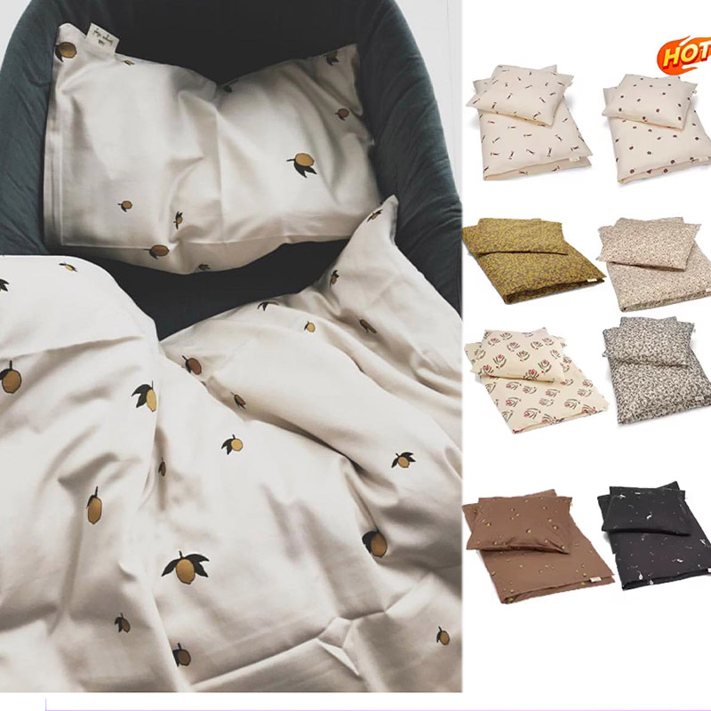 1 piece 5 discount Denmark Konges Slojd newborn baby organic cotton sheet covered pillow Two sets-Taobao