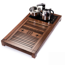 High-end Chicken Wings Wood Tea Tray Home Special Number Office Tea Sea Brief Tea Todrain Drain Water Drainage Type Tea Table