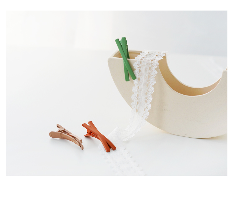 Mousse nhỏ d cô gái chữ thập bangs kẹp tóc trở lại đầu Hàn Quốc net đỏ in mới bên trang sức - Phụ kiện tóc đồ cột tóc scrunchies