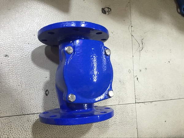 H44X-16 rubber flap check valve flange check valve backstop valve water valve series DN50-400