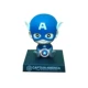 2020 Đồ trang trí xe hơi Marvel Captain America bảng điều khiển trung tâm lắc đầu búp bê cá tính sáng tạo đồ trang trí nội thất xe hơi - Vòng đeo tay Clasp