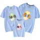 2025夏季新款亲子装夏装一家三口四口短袖T恤创意母子母女装洋气