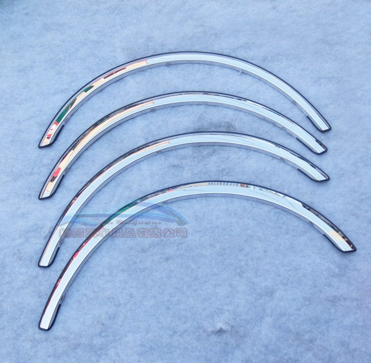 Bikekkai Yue wheel eyebrow Two-compartment Kai Yue HRV Kai Vietnam Journey Stainless Steel Wheel Brow Retrofit Wheel Brow Arc Trim Strip