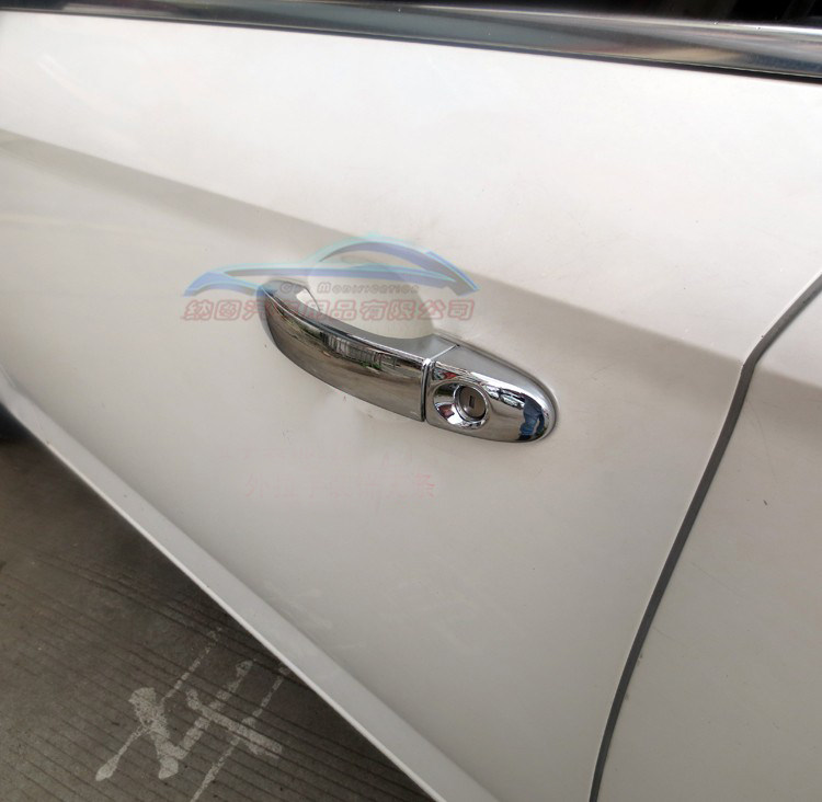 McCossmax outer handle outside door bowl Shengsheng Outside Door Handle Handmade Bright Strip Car Exterior Accessories Retrofit Handle Decoration Lid