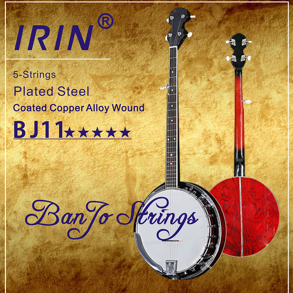 Five Strings Banjo Strings set of five strings BJ11 cladding light string coated copper alloy Tangle Strings Banjo accessories