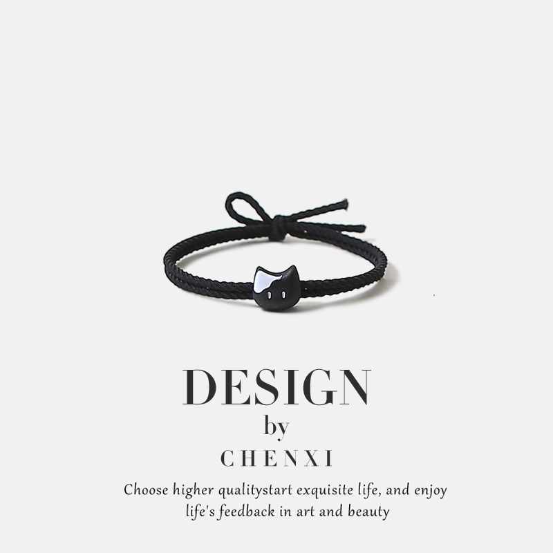 Cartoon Cute Cat Hair Tie, Girly Style, Sweet and Unique Rubber Band, Versatile Hair Accessory from Japan and Korea, Does Not Damage Hair