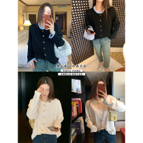 NAZ nazi big code early spring new loose slim and small fragrant wind splicing open-shirt agaric side fat mm-knit jersey woman