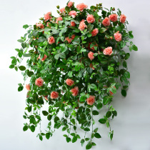 Simulation rose vine living room fake flower rattan plastic vine decorative plant wall wall hanging orchid decoration pieces