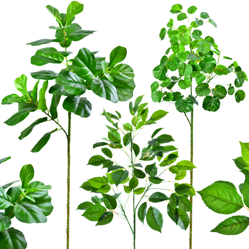 Simulation of banyan tree Nordic Ins wind simulation plant decoration floor fake green plants Indoor living room potted decoration