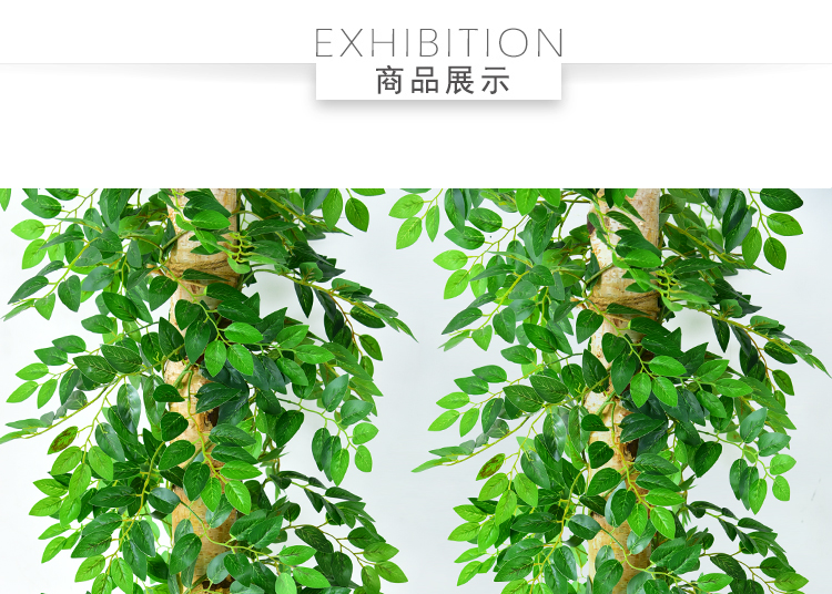 Mô phỏng Wisteria Lá Mây Điều hòa nhiệt độ ống trang trí Bao gồm ống nước Hoa giả Hoa mây Cây nho nhựa Cây xanh Lá xanh - Hoa nhân tạo / Cây / Trái cây hoa giả trang trí phòng khách