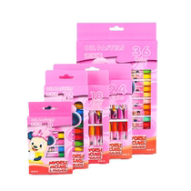 36-color oil painting stick set Kindergarten childrens crayons safety and environmental protection graffiti painting students 12-color 24-color pen