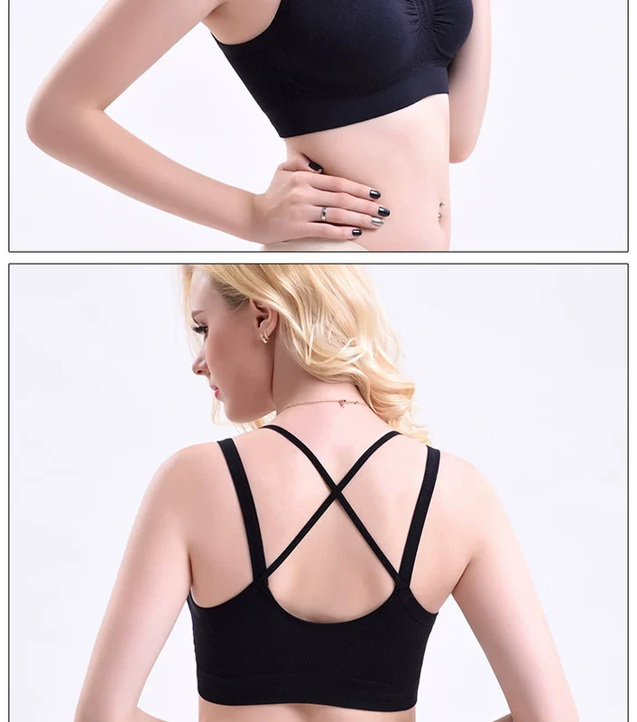 Bà bầu có kích thước lớn quấn đồ lót ngực với miếng đệm ngực tụ tập làm đẹp lưng áo ngực không có vòng thép yếm nữ chạm ngực mùa hè