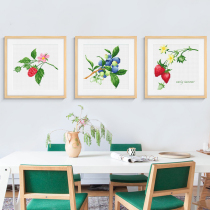Dining room cross-stitch 2021 New thread embroidery restaurant fruit drawing simple modern small simple novice small pieces home