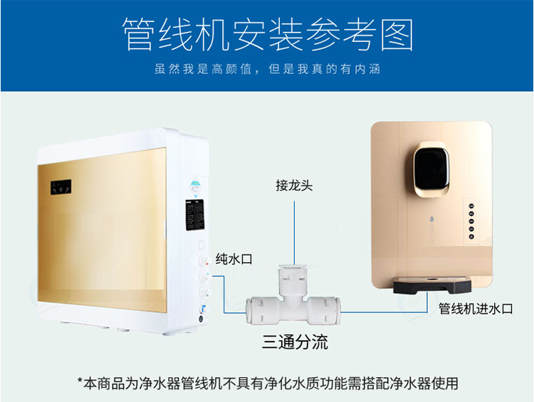 máy lọc nước haohsing Hộ gia đình gắn tường loại nóng không đường ống máy lọc nước Máy lọc nước đường ống nước 4 phần điều chỉnh nhiệt độ khóa trẻ em bộ lọc nước