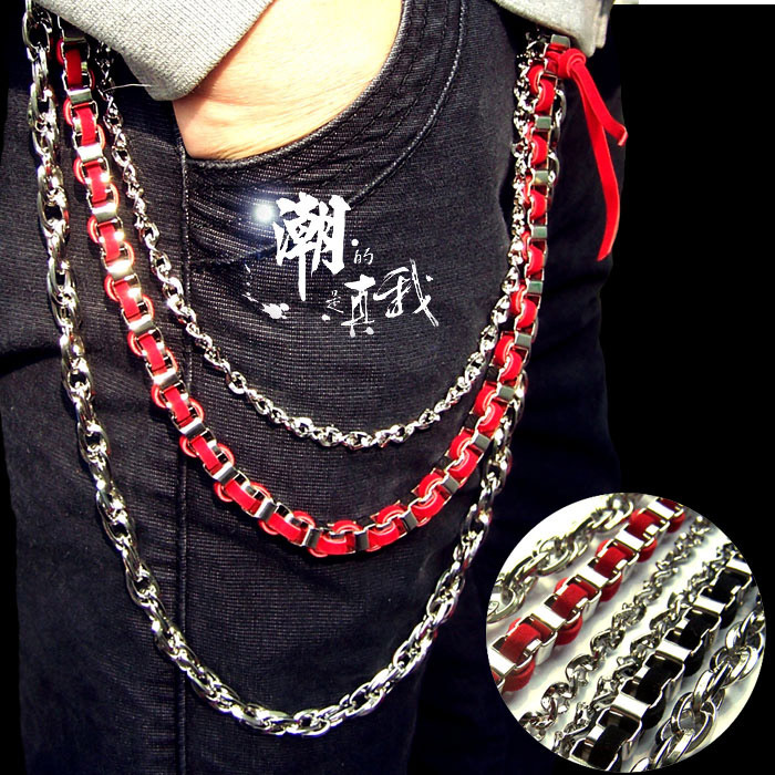 Manufacturer Direct Hip Hop Street Dance Punk Korean Version Non Mainstream Multilayer Pants Chain Rock Metal Men And Women Universal Waist Chain