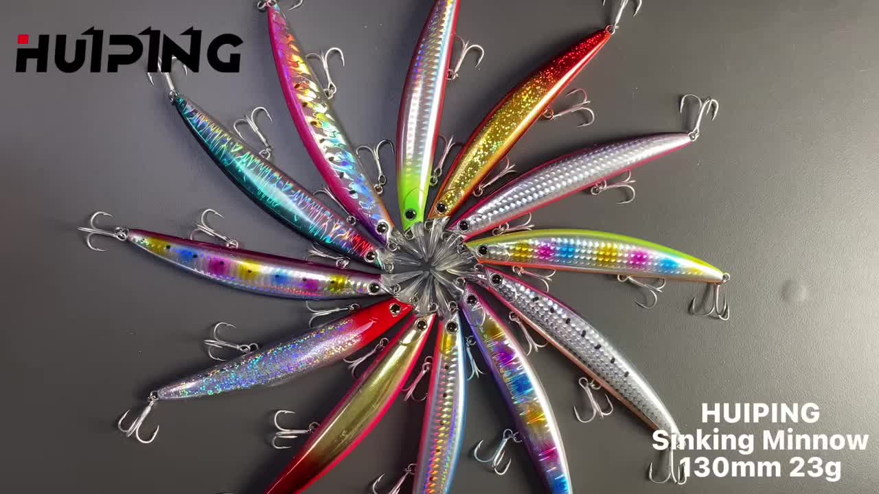 130f Ultra Long Casting Floating Wobbler Minnow Hard Bait 130mm 23g