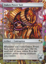 MTG magic card OAKEN POWER SUIT English chicken fly 3 artifact skillful