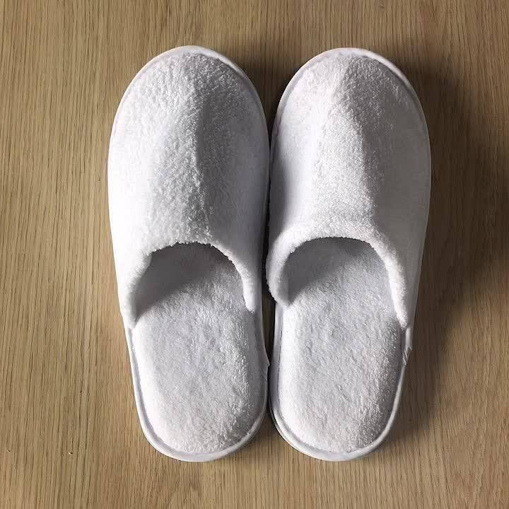Oem Wholesale Terry Coral Velvet Hotel Slippers Supply Low Moq Cheap