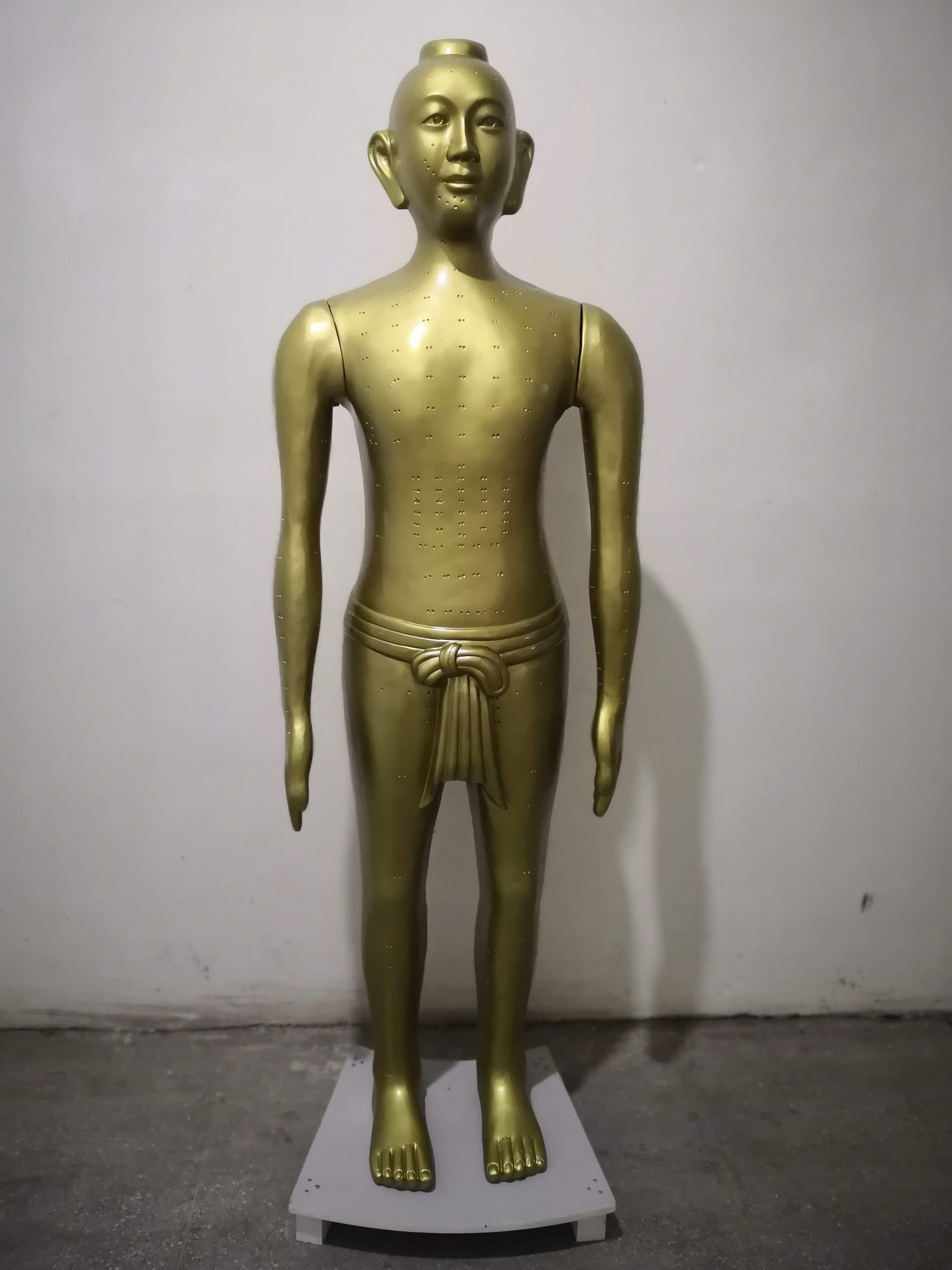 人体针灸穴位模型仿古铜人针灸模型针灸铜人模型仿古医用展示