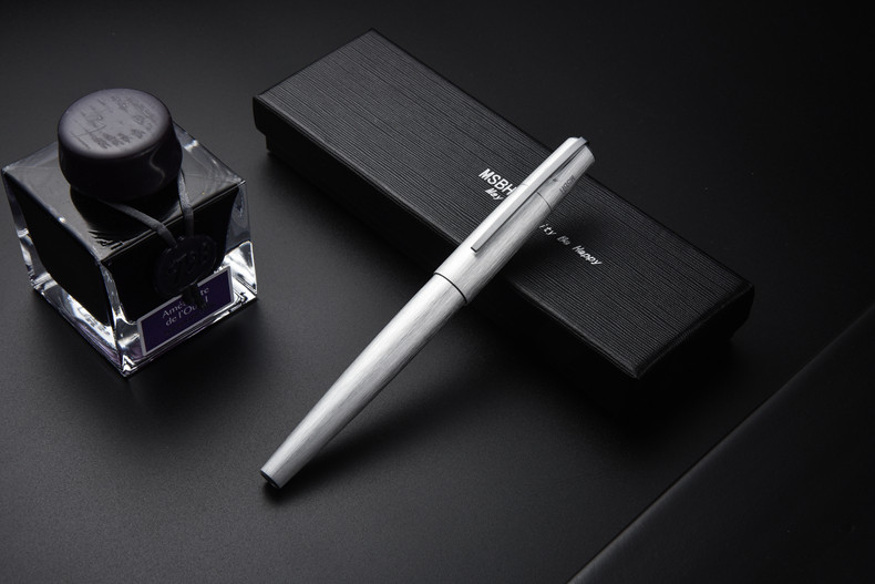 Ручка перьевая 【买二份送一份】msbh2000-1.1系列杜康德国工艺 铝制拉丝非活塞钢笔墨水笔台湾产 Painted environment