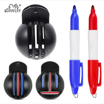 Scribe de golf Troisième ligne T Type fermé Spherical Drawing Wire Instrumental Black Clip Ball Dessin Globe Golf Supplies