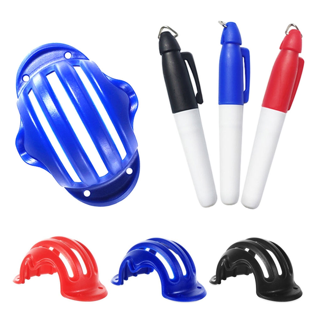 Golf three-line drawing ball device 3 scribe pen scriber boxed oily mark accessories end supplies