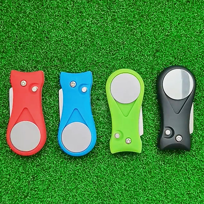 高尔夫果岭叉 果岭方便携带工具弹簧GOLF球果岭叉马克草坪修复刀