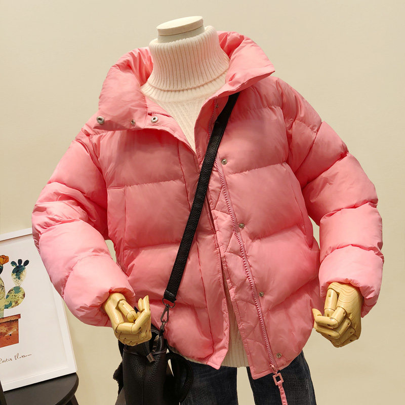 Cocoon type down cotton cotton clothing clear cabin handling with no deback