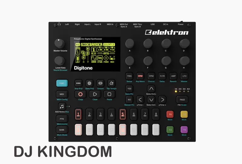 Elektron Digitone 8 Tổng hợp kỹ thuật số đa âm - Bộ tổng hợp điện tử