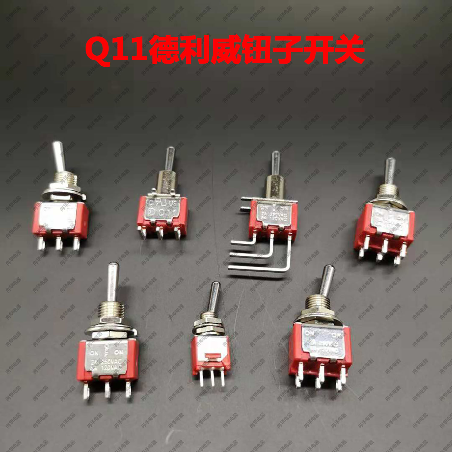 Taiwan Q11 Delivi Button Switch Switch 6MM 3 foot 2 Field Dip Switch Rocker Switch Model