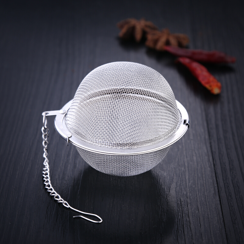 Stainless steel seasoning ball bag stewing soup seasoning ball bag tea filter brewing tea ball Daweibao brine ball soup ball