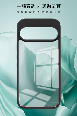 Transparent glossy — IMAK Matte Airbag 4 Corner Shock Absorbing Tough Shockproof 9, 9 Pro, 9 Pro XL Google Pixel Phone Case