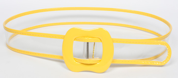 Fashion Plastic Transparent Wide Belt display picture 4