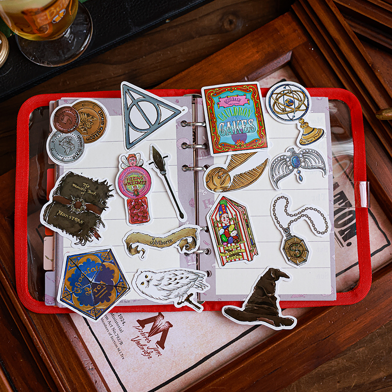 Official Harry Potter Stickers 50 Pieces Malfoy Hermione Hogwarts Stickers for Journals, Collages, and Luggage Decoration Official Harry Potter Stickers 50 Pieces Malfoy Hermione Hogwarts Stickers for Journals, Collages, and Luggage Decoration