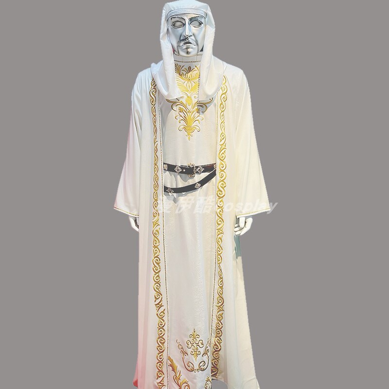 Tianwang Dynasty Baldwin Iv Cosplay Costume, Same Style Outfit, Halloween Performance Costume, Dark Pattern High-End Fabric Tianwang Dynasty Baldwin Iv Cosplay Costume, Same Style Outfit, Halloween Performance Costume, Dark Pattern High-End Fabric