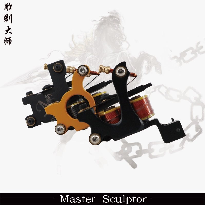 Carving master mini tattoo machine new secant line fog coloring brand private custom tattoo machine bird machine