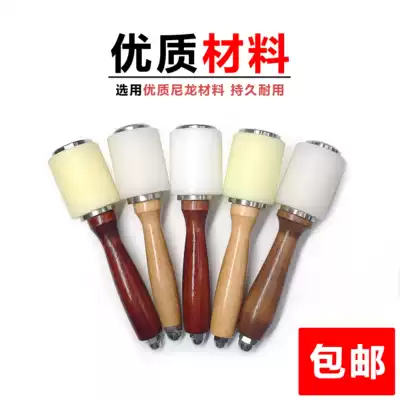 DIY leather tool hammer handmade nylon leather carving hammer leather carving hammer Mallet printing solid wood leather carving hammer
