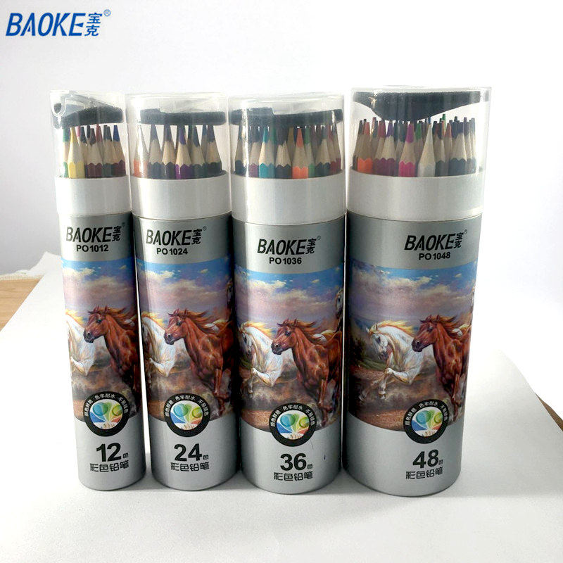 Puck 1012 Color pencils Hexagon students Child drawing and drawing graffiti Fill color Lead Multi color Optional