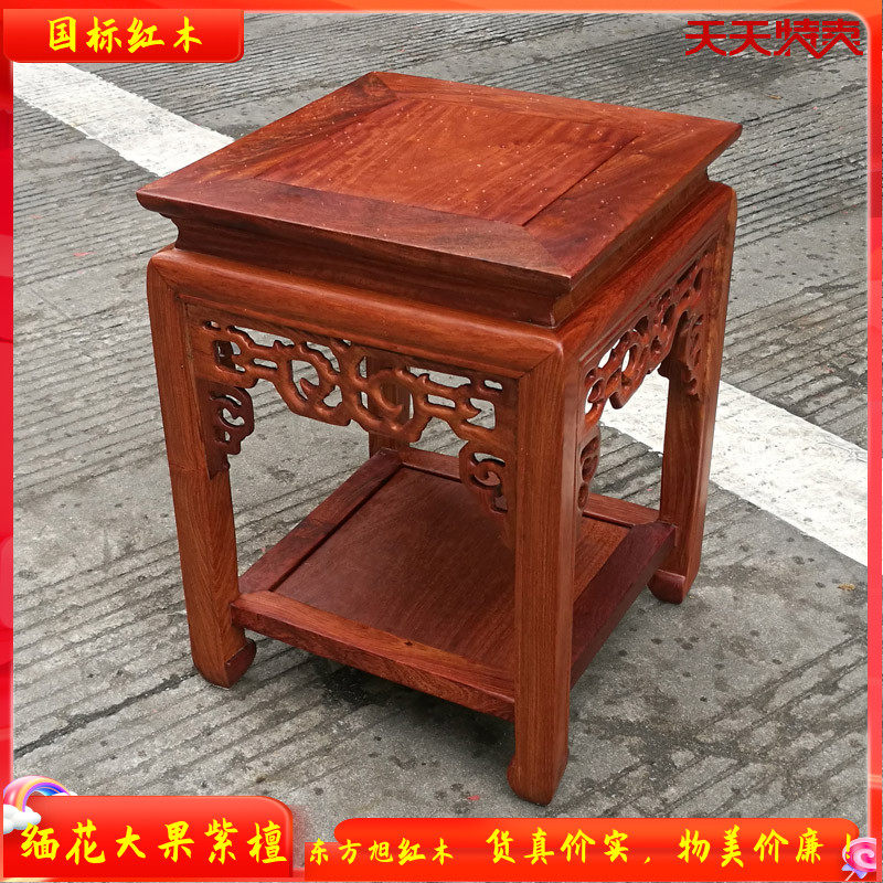 Special Flower Frame Furniture Living Room Indoor Fruit Purple Flower Room Solid Wood Pot Flower Shelf Myanmar Flower Pear Wood