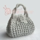 Светло -серая сумочка готовый продукт