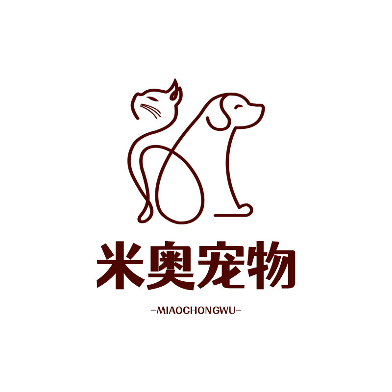 米奥宠物用品店的LOGO