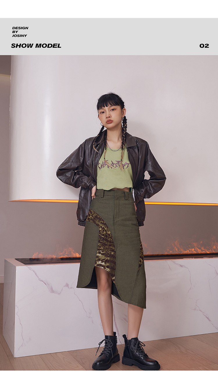 卓诗尼 2021冬季新款 女 加绒粗跟厚底 中筒马丁靴 图6